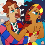 04-Notte magica acrilico su tela 60x60