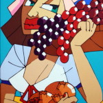 10-La vendemmia acrilico su tela 50x70