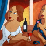 13-Le predatirci olio su tela 70x 100