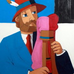 17-Musico 2 olio su tela 60x80
