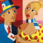 19-Ricordo Alice olio su tela 50x50